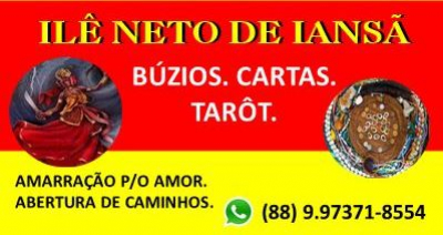 Cartomante Ilê de Neto de Iansâ - Afríco Sobral CE